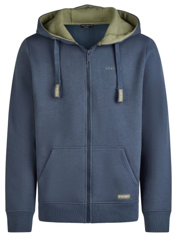 DENIMFY Sweatjacke DFLeo in Blau