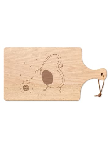 Mr. & Mrs. Panda Schneidebrett Avocado Tanzen ohne Spruch in Transparent