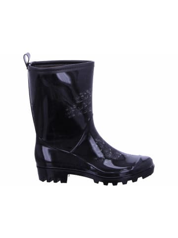 Scandi Regenstiefel Gefüttert in schwarz