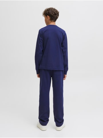 JACK & JONES Junior Langarm-T-Shirt in Ocean Cavern