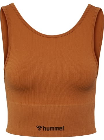 Hummel Hummel Top Hmlmt Yoga Damen Feuchtigkeitsabsorbierenden Nahtlosen in MOCHA BISQUE