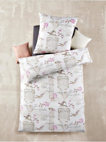 Carpe Sonno Seersucker Bettwäsche in Weiß