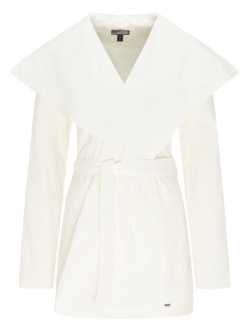 DreiMaster Vintage Damen Kurzmantel Aus Baumwolle in Wollweiss