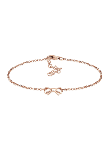 Elli Armband 925 Sterling Silber Schleife, Trachtenschmuck in Rosegold