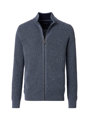 CASAMODA Strickjacke in graues Mittelblau