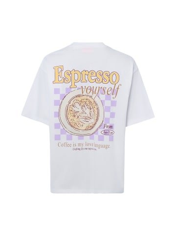 JJXX T-Shirt in weiß flieder - 0001