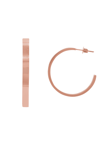 Steel_Art Creolen Damen Naomi rose goldfarben in rosegoldfarben