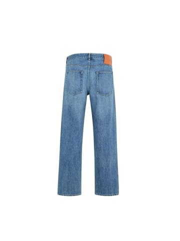 Jil Sander Blau Baumwolle Straight-Leg Jeans