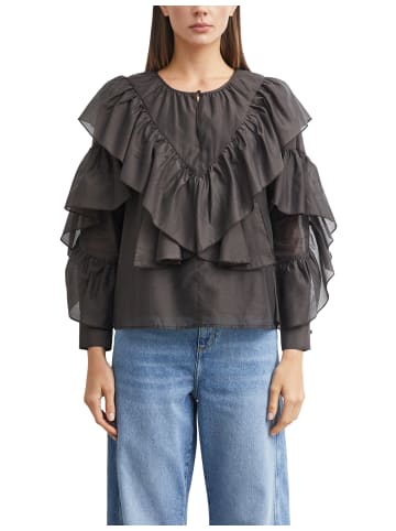 comma Bluse in schoko