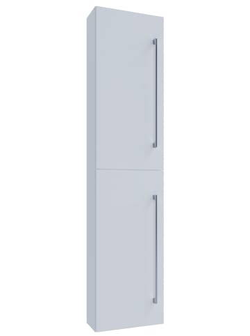VCM  Holz Badmöbel Bad Hochschrank Badschrank Badinos 2 in Weiß