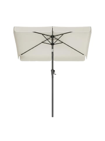 SONGMICS Sonnenschirm Sheld in Beige - (B)150 x (H)230 x (T)200 cm