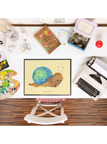 Mr. & Mrs. Panda schreibtischunterlage Schnecke Sir ohne Spruch in Gelb Pastell