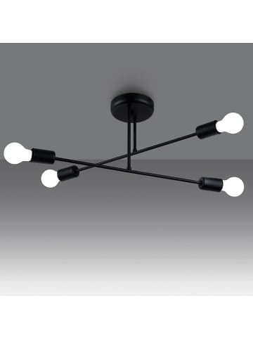 Nice Lamps Kronleuchter LUNDE 4 schwarz H 905