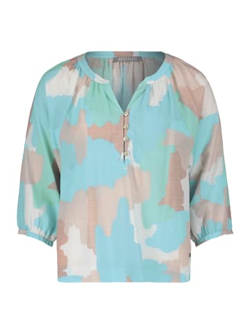 BETTY & CO Schlupfbluse mit Print in Nature/Mint