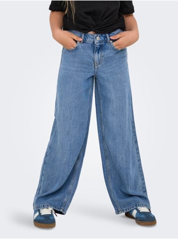 KIDS ONLY Jeans mit weitem Bein in Medium Blue Denim