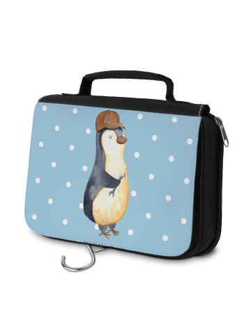 Mr. & Mrs. Panda Kosmetiktasche Wenn Papa es nicht reparieren ka... in Blau Pastell