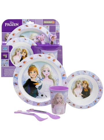 Disney Frozen 5-teiliges Geschirr-Frühstück-Set & Besteck | Disney Frozen