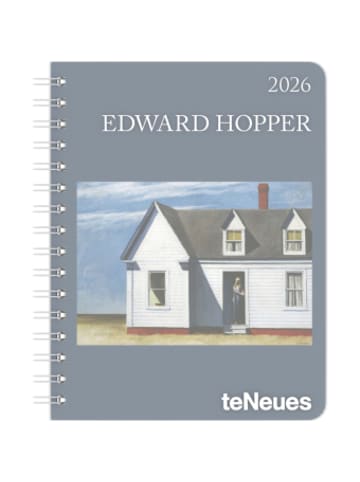 TeNeues Calendars & Stationery Kalender - teNeues - Edward Hopper Diary 2026 - Buchkalender 17x22 cm | Wochenk