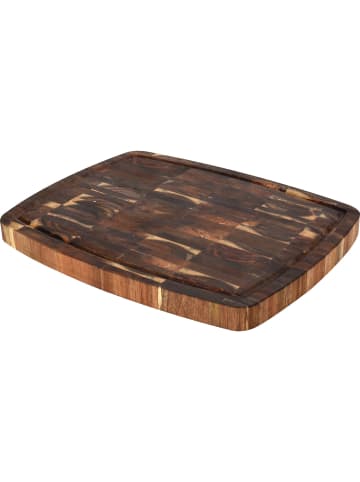Excellent Houseware Schneidebrett, Küche in Braun, (B) 36 x (H) 3,5 x (L) 46 cm
