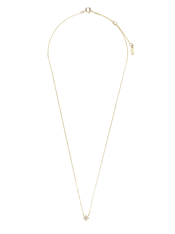 Ania Haie Halskette White and Pink Sapphire Flower in gold