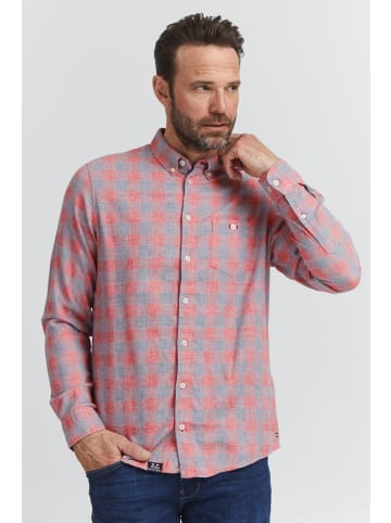 FQ1924 Langarmhemd FQYunus 21900330-ME Langarmhemd mit Button-down-Kragen in Rot