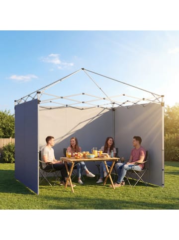 Outsunny Seitenteile für Pavillon in Blau 300L x 200B x 1H cm