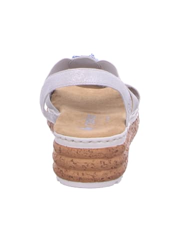 rieker Keilsandaletten in fog/silver