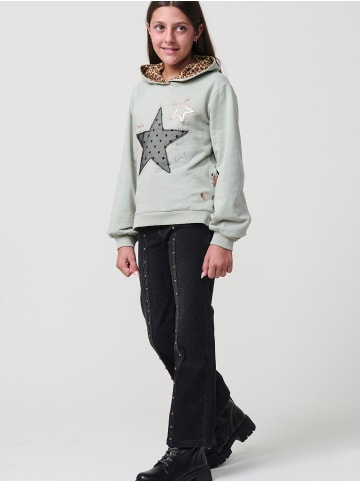 KOROSHI Kapuzensweatshirt für Mädchen in khaki