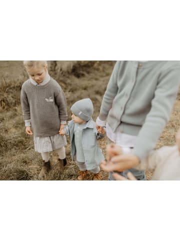 leevje Chunky Knit Pullover little dog' in green