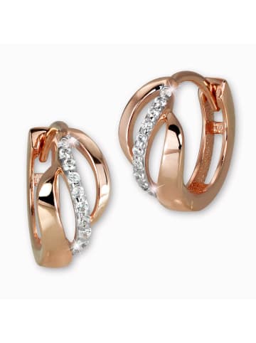 GoldDream Ohrringe Gold 333 Rosegold - 8 Karat Creolen