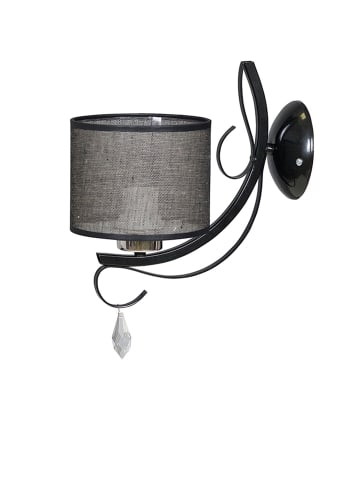 Licht-Erlebnisse Wandlampe (H)26 cm in Schwarz