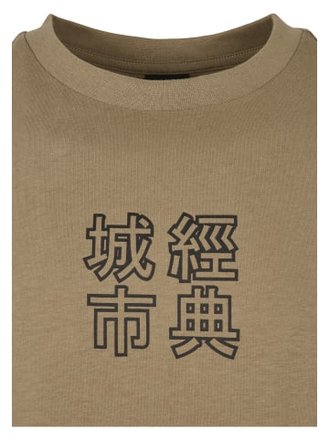 Urban Classics T-Shirts in khaki/black