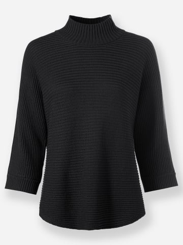 Heine Stehkragenpullover in schwarz
