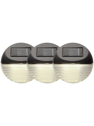 STAR Trading Solar-Wandleuchte Fency 3er-Set