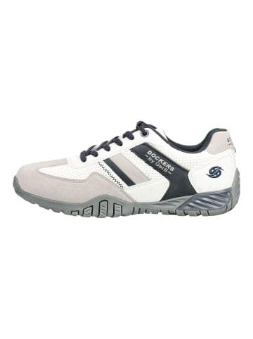 DOCKERS Sneaker in Weiß/Grau