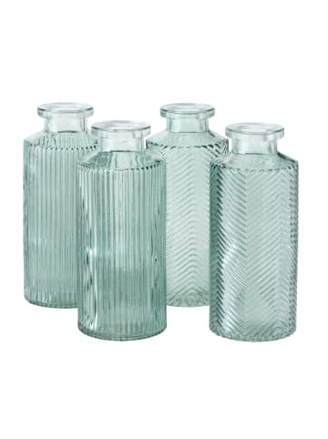 Boltze Glasvase Panja 4-teilig in grün