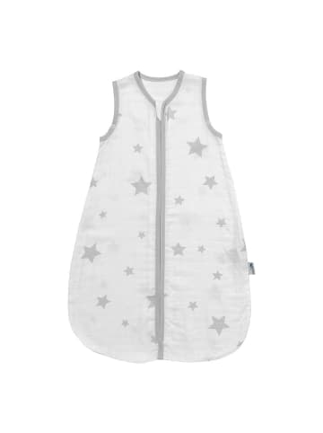 Schlummersack Musselin Babyschlafsack, 0.5 Tog in Silber