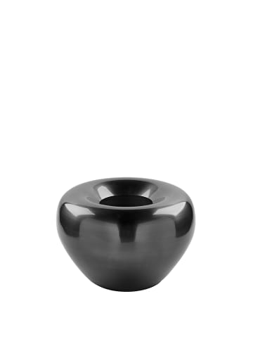 Fink Vase "Venus" in Grau - H. 19 cm - D. 30 cm