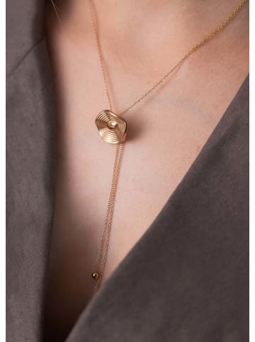 PURELEI Kette Shell Drop Rosegold