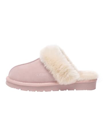 EVERAU Australia Leder Hausschuhe Raven in Rosa