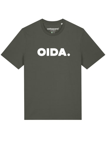 wat? Apparel T-Shirt Oida in Khaki