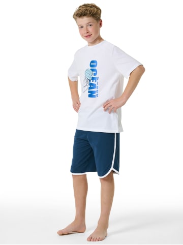 Schiesser Pyjama Nightwear in Weiß