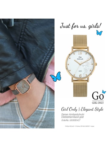 Girl Only Armbanduhr-Analog gold mittel (ca. 34mm) Girl Only GO
