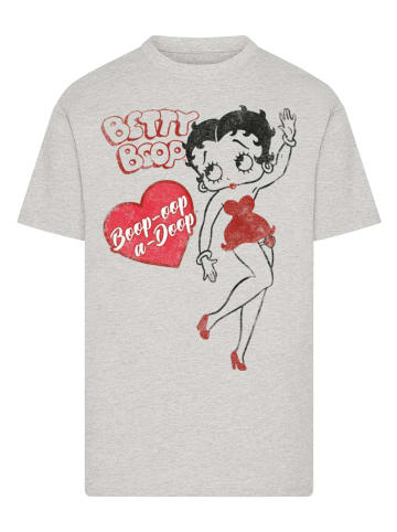 F4NT4STIC T-Shirt Betty Boop Oop-A-Doop in grau meliert