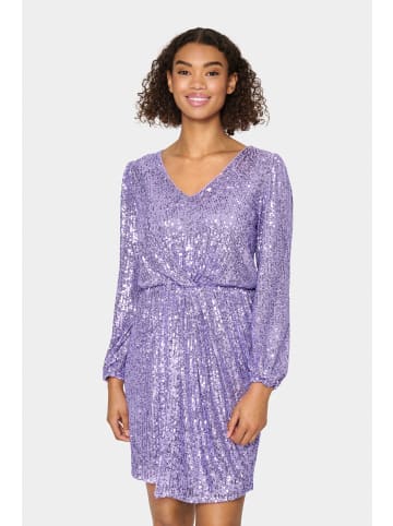 SAINT TROPEZ Jerseykleid XeniraSZ Gerade Passform in Violet Tulip