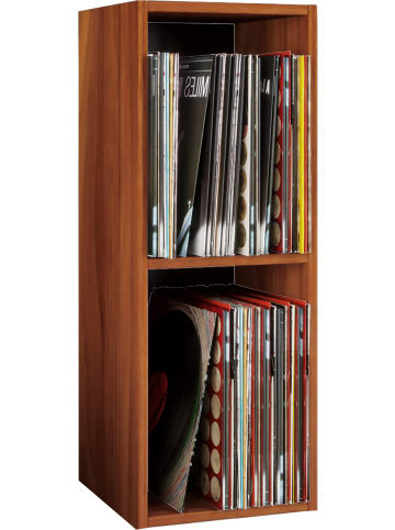 VCM  Schallplatten LP Stand Regal Platto 2f in Kern-Nussbaum