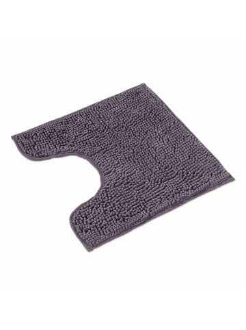 WohnDirect Badematte mit WC Ausschnitt PARIS in Grau