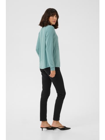 Kaffe Langarm-Shirt KAmally Loose fit in Trellis