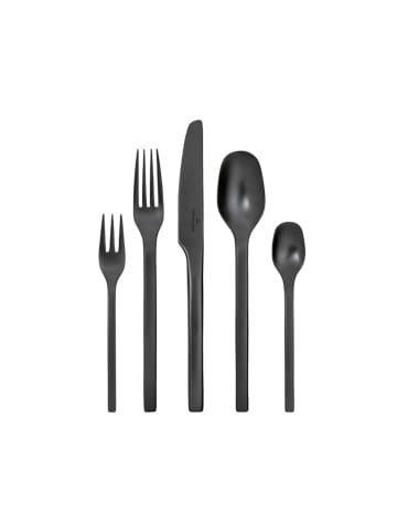 Villeroy & Boch 20er Set Tafelbesteck Manufacture Rock in schwarz