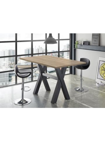 58 aufm Kessel STEHTISCH Essa 2 120 x 70 x 105 aus Holzwerkstoff Eiche Sägerau